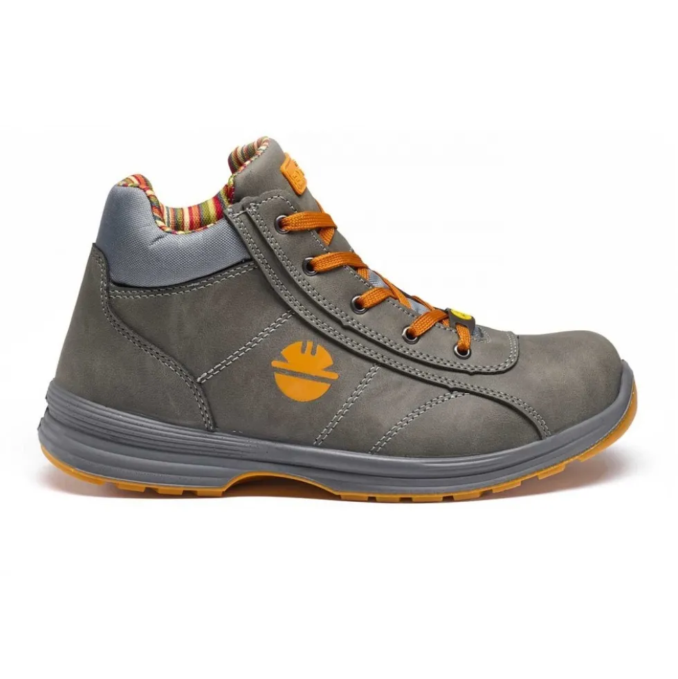 Chaussures de sécurité hautes Meteor S3L SR FO ESD - gris et orange DIKE