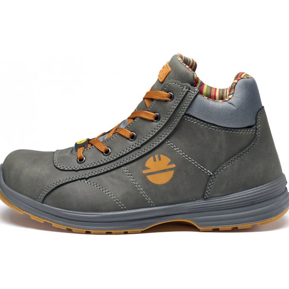 Chaussures de sécurité hautes Meteor S3L SR FO ESD - gris et orange DIKE