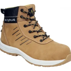 Chaussures de sécurité hautes SAGA2 S3S HRO WPA FO A E SR - cuir jaune DELTA PLUS