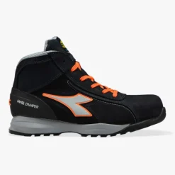 Chaussures de sécurité hautes - S3S FO HRO SR - GLOVE MDS - noir et orange fluo Diadora Utility