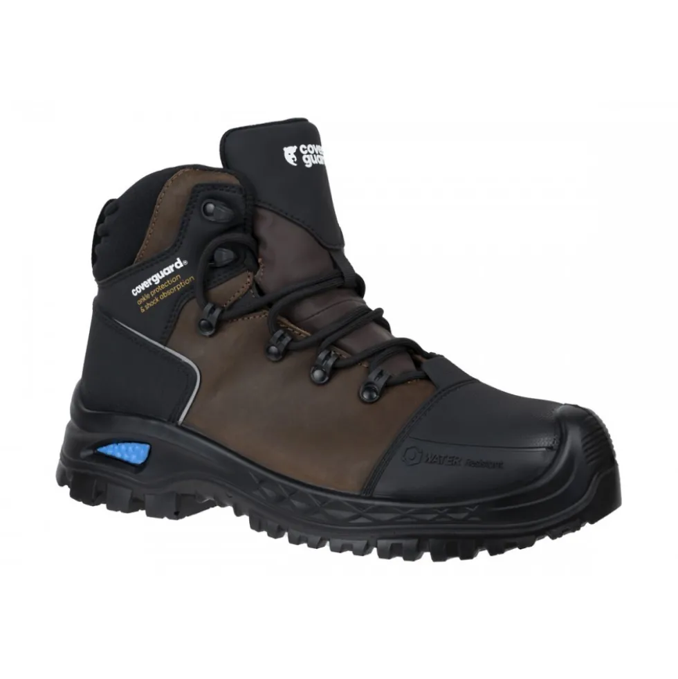 Chaussures de sécurité hautes Xclaw Proof S7S SR HI CI WR ESD - marron Coverguard