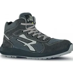 Chaussures hautes de sécurité DEXTER S1P SRC ESD - gris et bleu UPOWER