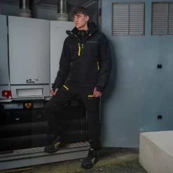 Chaussures hautes de sécurité JOE S3 CI SRC ESD - noir et jaune UPOWER
