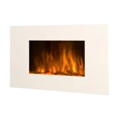 Cheminée décorative & design - chauffage 2000W - blanc - White Loft CHEMIN' ARTE