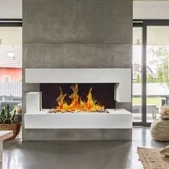 Cheminée électrique décorative - effet flammes - Quartz CHEMIN' ARTE