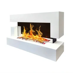 Cheminée électrique décorative - effet flammes - Quartz CHEMIN' ARTE