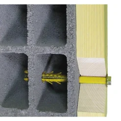 Cheville longue avec tire-fond à tête hexagonale et rondelle - par 20 ING FIXATIONS