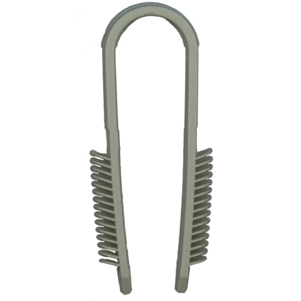 Cheville-pontet pour fixation de câbles - gris DON QUICHOTTE