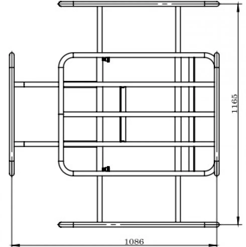 Châssis de transport pour brouette électrique ZI-EWB150-100L ZIPPER