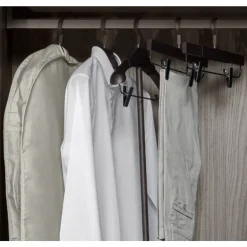 Cintre avec pinces pour tailleur Excessories - hêtre finition wengé SALICE