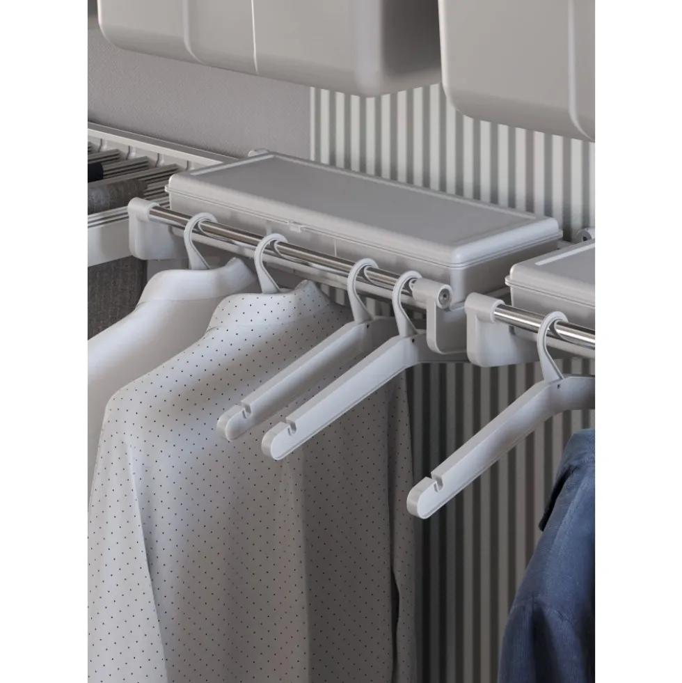 Cintre pour penderie en ABS gris AMBOS