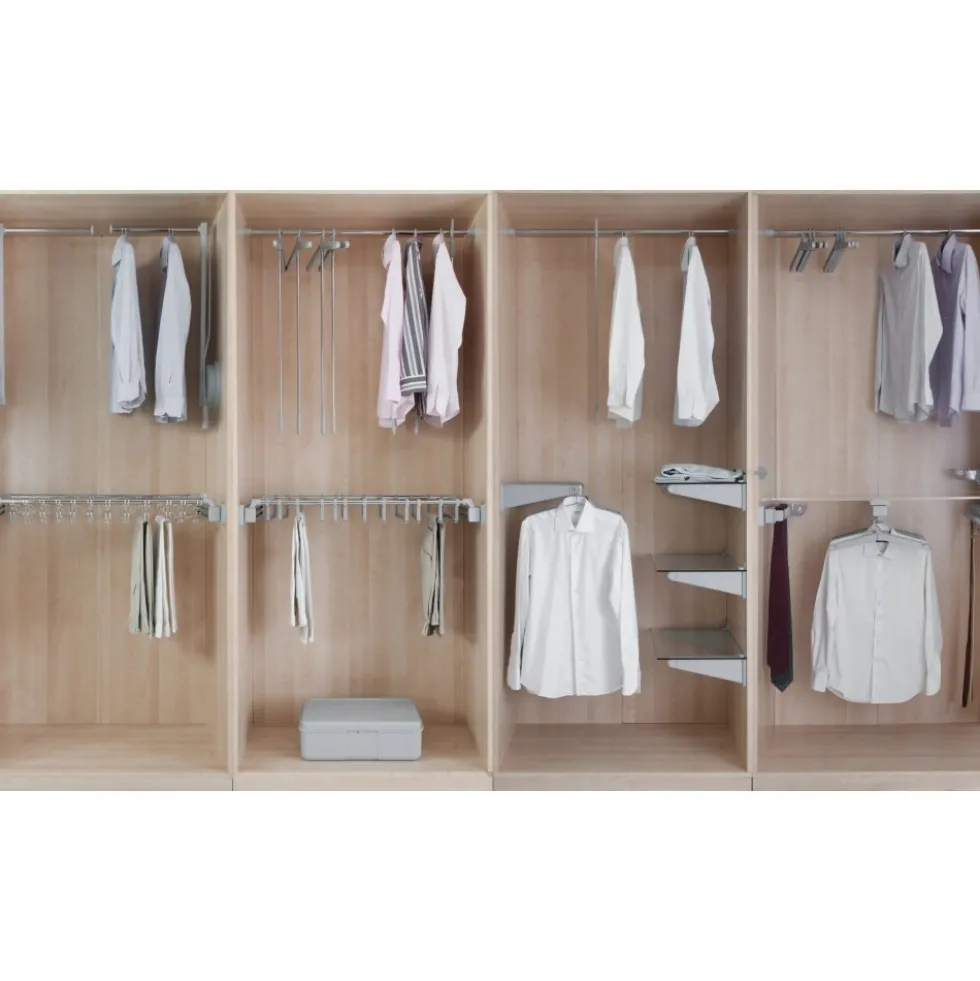 Cintre pour penderie en ABS gris AMBOS