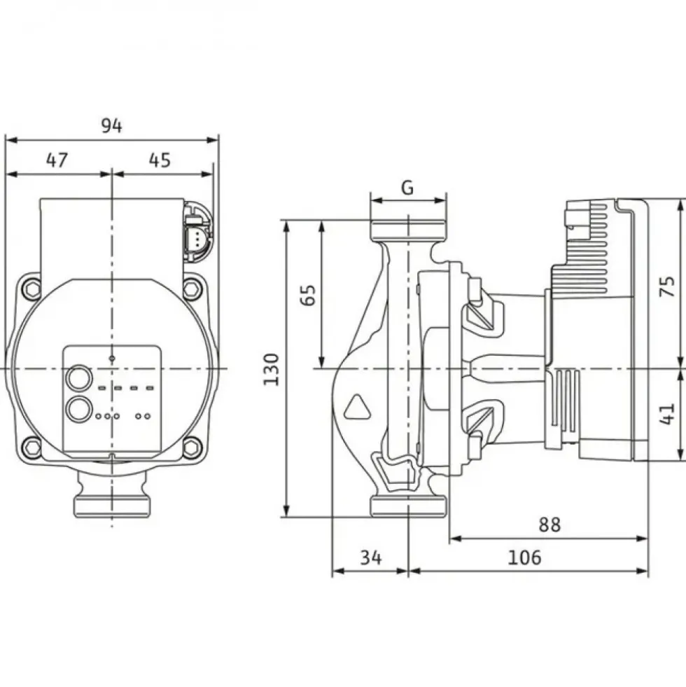 Circulateur de chauffage et clim haut rendement Varios PICO-STG 15/1-7 Wilo