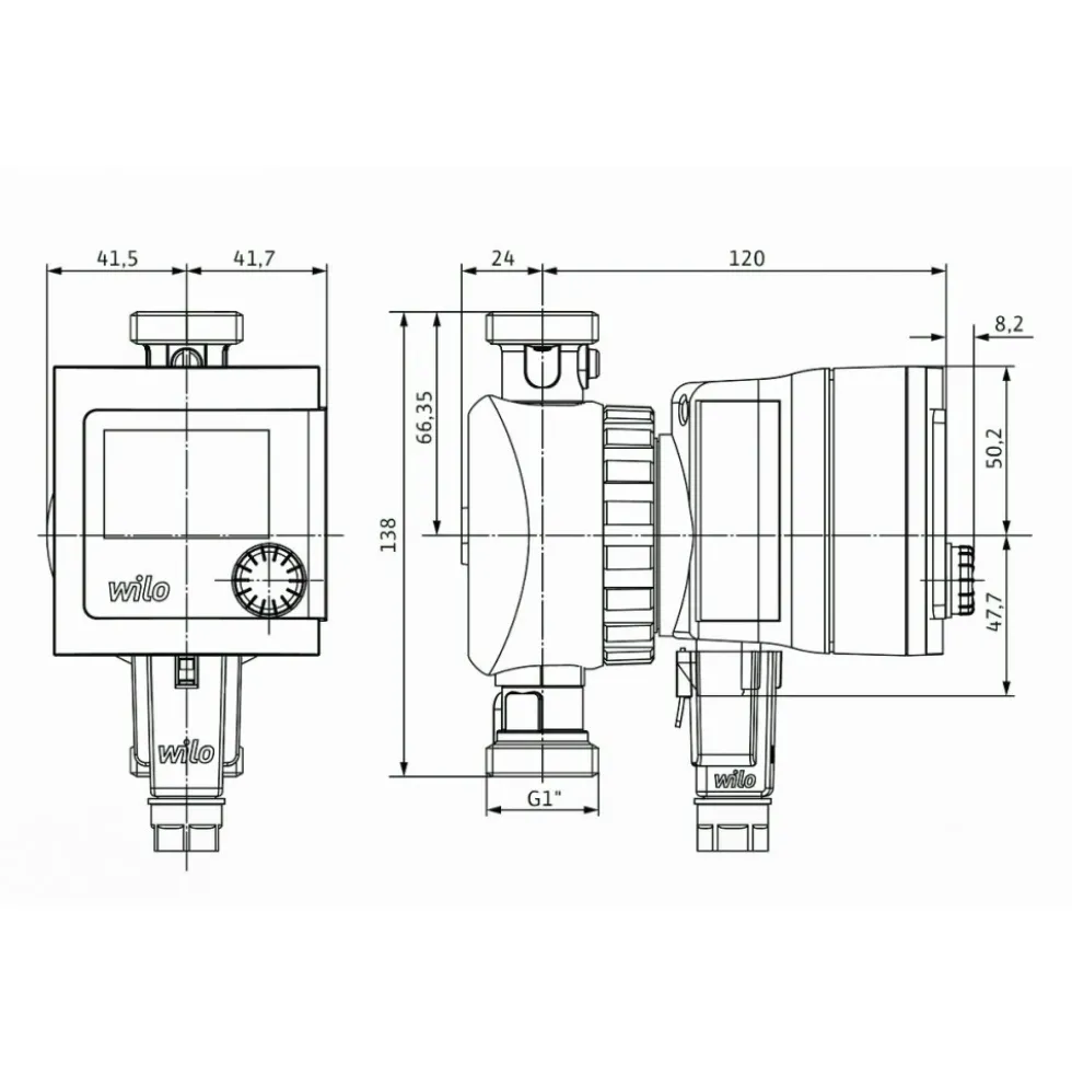 Circulateur haut rendement de bouclage ECS Star-Z Nova T Wilo