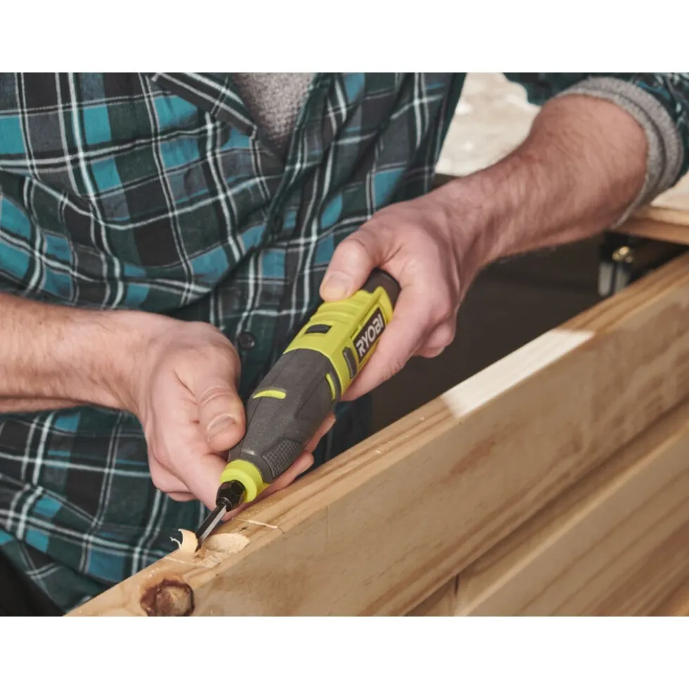Ciseaux à bois 4V USB Lithium (1x2.0Ah) + 3 gouges - RPC4-120G RYOBI