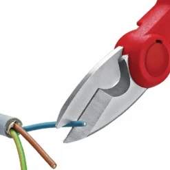 Ciseaux d'électricien Inox poignées bi-matière - 95 05 155 SB KNIPEX
