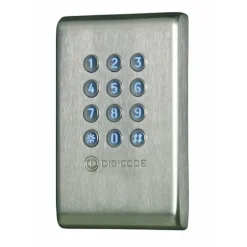 Clavier digicode inox KCIEN/SBP électronique intégrée CDVI
