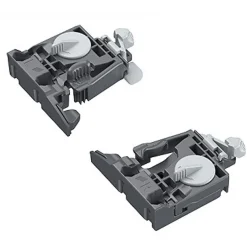 Clips 2D pour coulisse Quadro V6 5D et Quadro 25 2D HETTICH