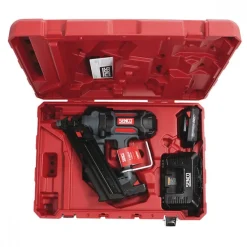 Cloueur charpente FUSION F-35XP D34° + 2 batteries 18V 4Ah et chargeur SENCO