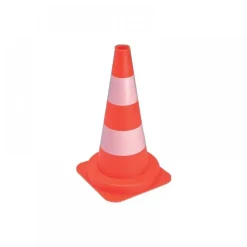 Cône de signalisation PVC recyclé - 50 cm Vinmer