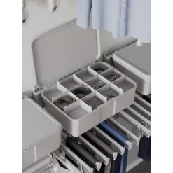 Coffre de rangement mural en ABS pour penderie et dressing AMBOS
