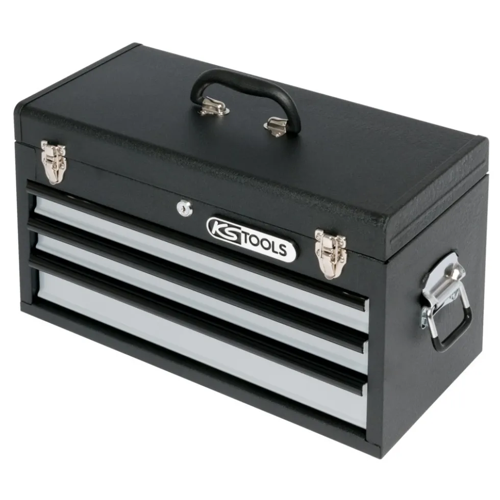 Coffre à outils ULTIMATE® - 3 tiroirs et plateau - 114 pièces KS TOOLS