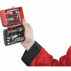 Coffret compact 38 outils douilles, cliquet 1/4", vissage : R.360NANO FACOM