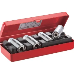 Coffret de 4 dégoujonneuses à rouleaux pour vis cassées M6 à M12 SAM OUTILLAGE
