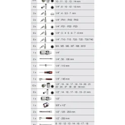 Coffret de douilles et accessoires ULTIMATE® 1/4'' - 1/2'' - 83 pièces KS TOOLS