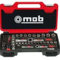 Coffret de douilles traversantes - 59 pièces mixte MOB