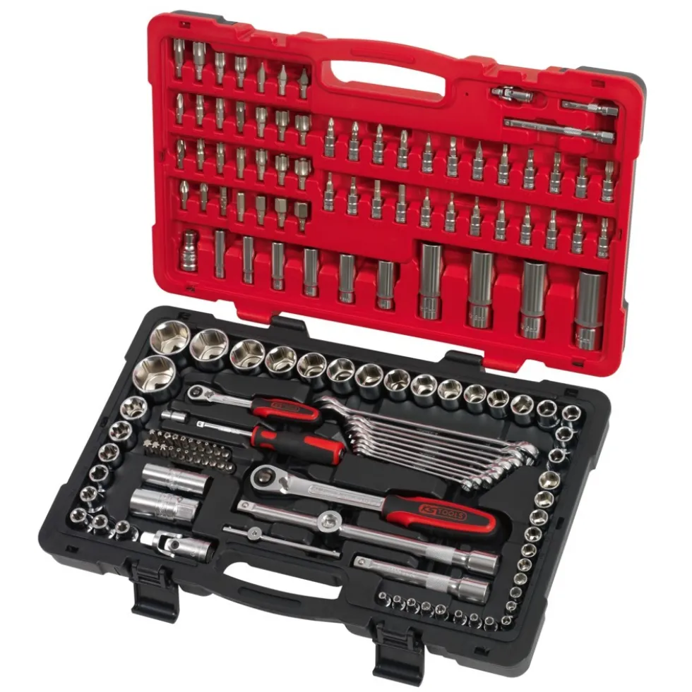 Coffret de douilles ULTIMATE® 1/4'' - 1/2" - 151 pièces KS TOOLS
