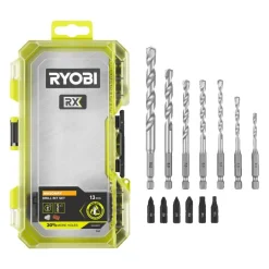 Coffret de 7 forets béton RYOBI® RX + 6 embouts de vissage - RARXM7 RYOBI