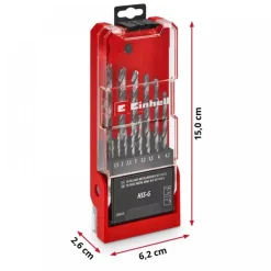 Coffret de forets à métaux HSS-G - 13 pièces EINHELL