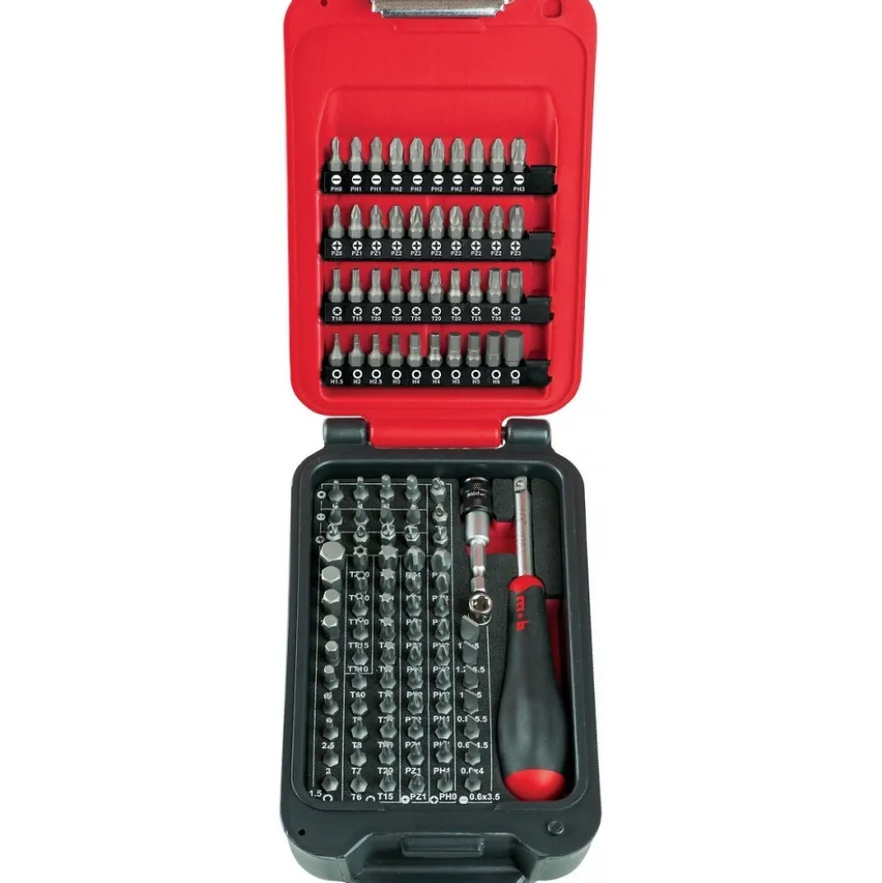 Coffret d'embouts de vissage - 115 pièces MOB