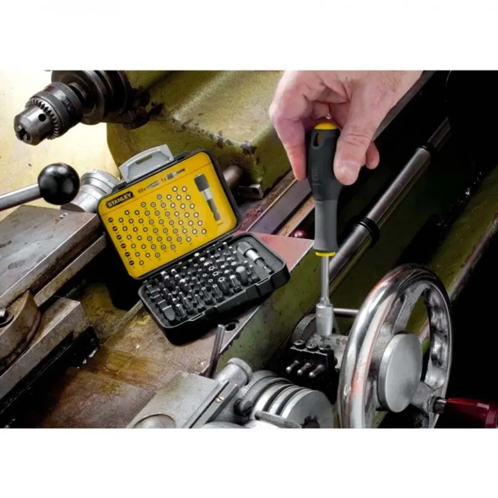 Coffret d'embouts de vissage 1/4" - 61 pièces STANLEY