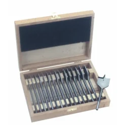 Coffret de 16 mèches à bois plates - diamètres 6 à 38 mm FAMMAB
