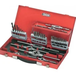 Coffret de tarauds et filières de 44 pièces SAM OUTILLAGE