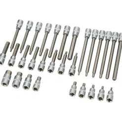 Coffret 1/2'' douilles de tournevis - 6 pans mâle - 30 pièces SAM OUTILLAGE