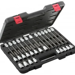 Coffret 1/2'' douilles de tournevis - 6 pans mâle - 30 pièces SAM OUTILLAGE