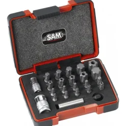 Coffret 23 embouts TORX PLUS® avec adaptateurs - EMB-23CXZ SAM OUTILLAGE