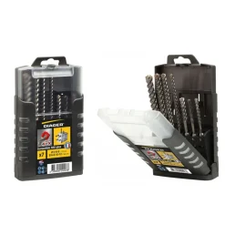 Coffret 7 forets béton SDS+ L110 et 160 mm - diamètre 5-6-8-10-12 mm DIAGER