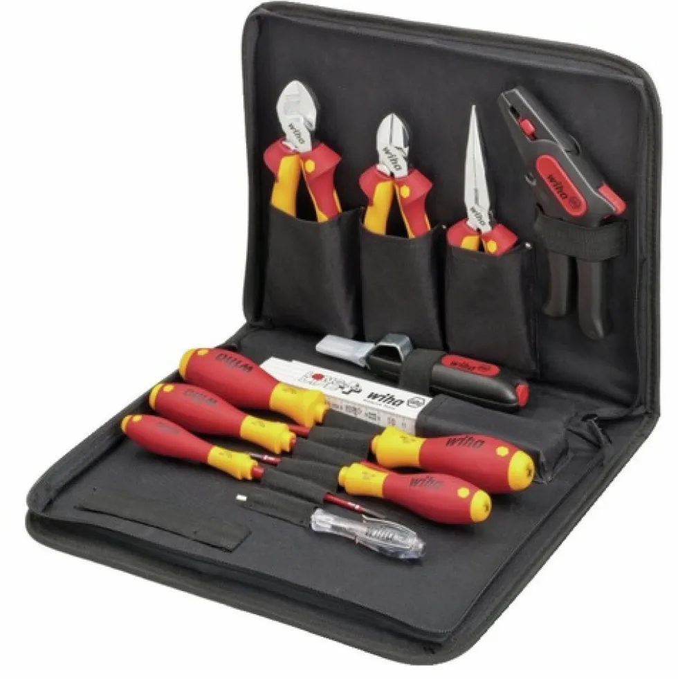 Coffret électricien - 12 outils - 1000 volts WIHA