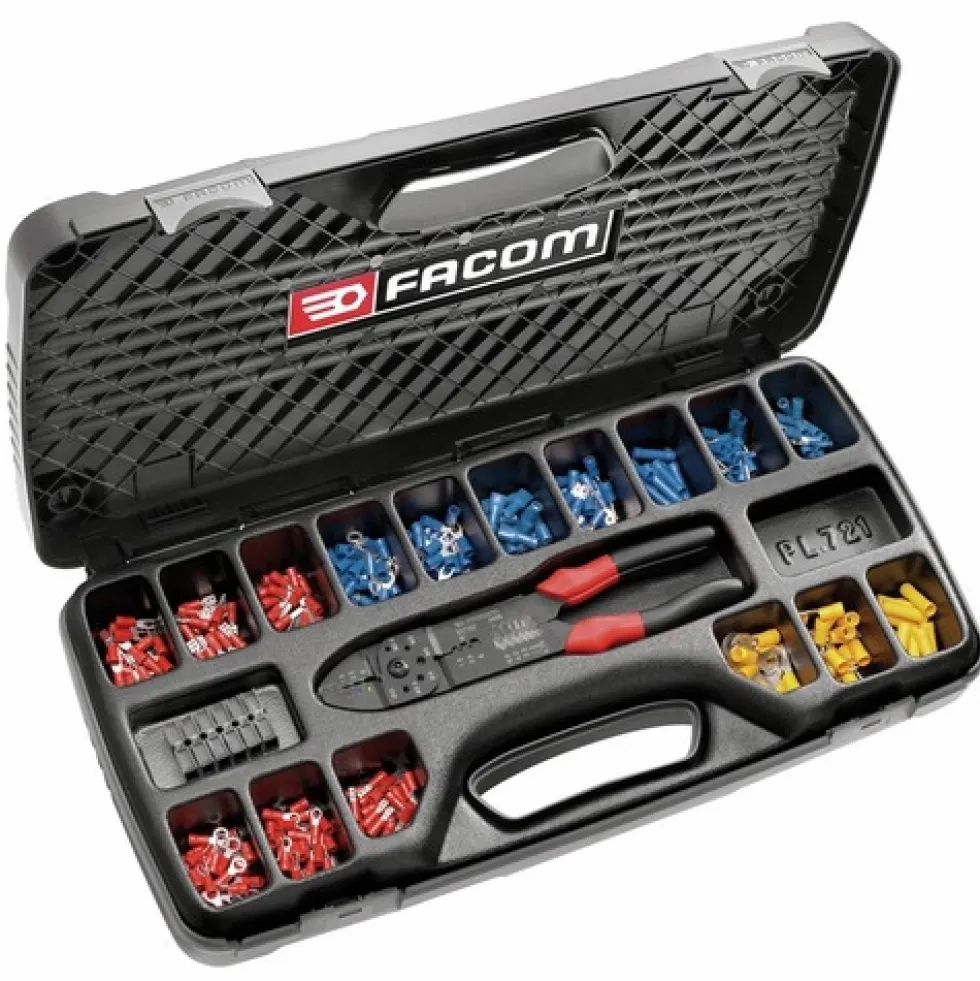 Coffret électricité générale pince à sertir + cosses 449.Z3A FACOM