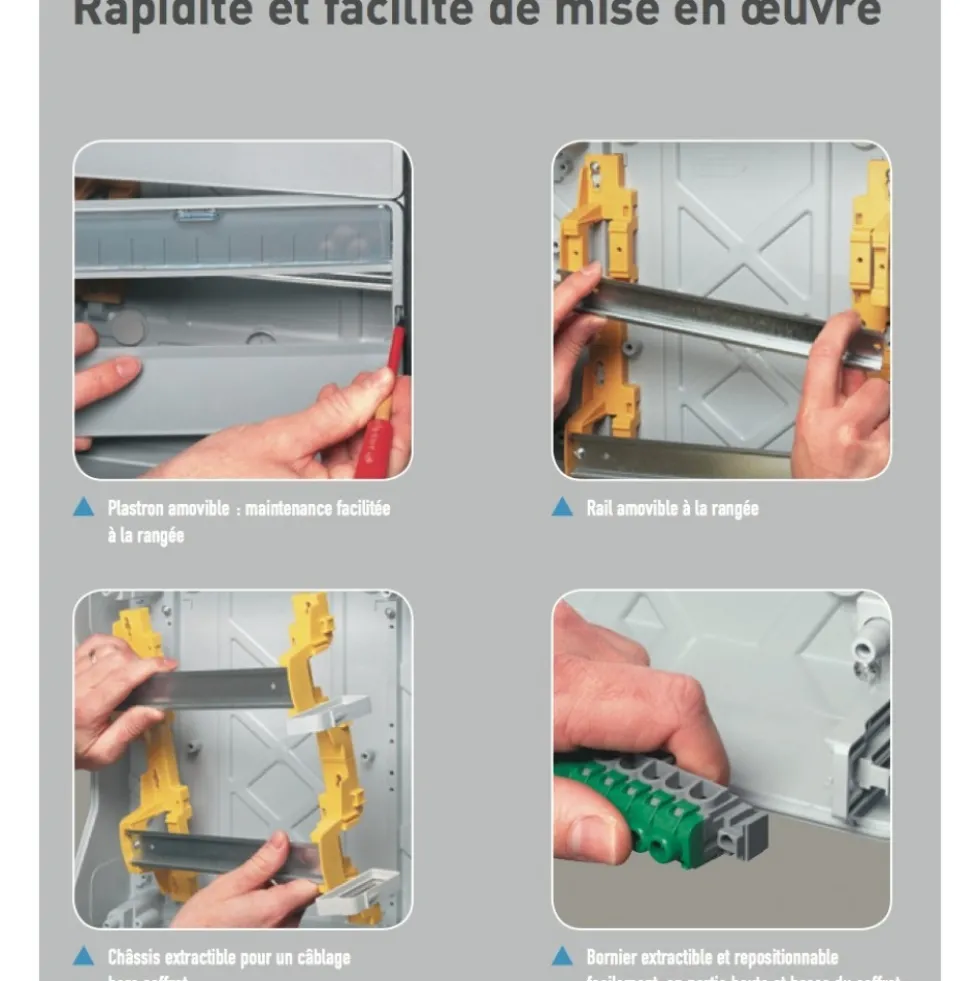 Coffret électrique étanche - 1x6 modules - 1 rangée - Plexo 3 LEGRAND