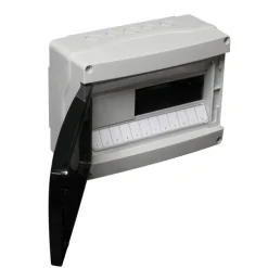 Coffret modulaire étanche - 4 à 12 modules - gris - IP65 DEBFLEX