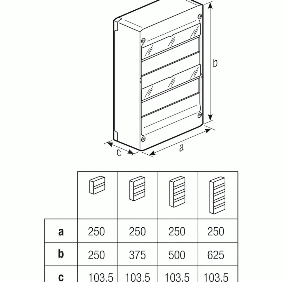 Coffret 13 modules - 1 rangée - pose en saillie - IP30 - IK05 - Drivia LEGRAND