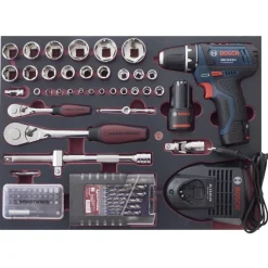 Coffret outils professionnels perceuse sans fil BOSCH 10.8V - 3949 KRAFTWERK