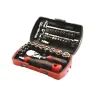 Coffret Pocket Light 39 douilles et accessoires 1/4'' avec cliquet SAM OUTILLAGE