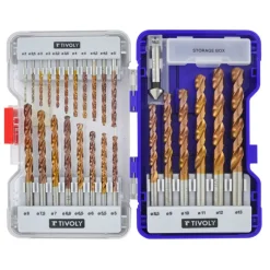 Coffrets de 25 mèches acier Bumper B TZX, 2 à 13 mm + fraise TIVOLY