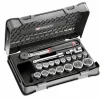 Coffret standard 19 pièces - cliquet - douilles - S 161-2P6PB FACOM